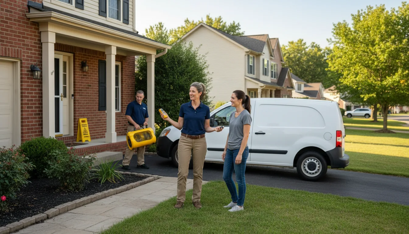 Residential water damage restoration in Indian Wells, AZ